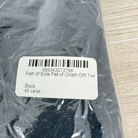 Jinx Path of Exile Fall of Oriath Gift Tee Black 4XL Official Gaming T-Shirt Sea - Picture 2 of 3